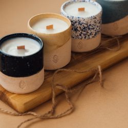 wood wick candles